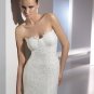 Free Shipping/2011 New arrival/Mermaid/Strapless/Satin&Lace/Floor Length/Wedding Dress/A1098