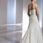 Free Shipping/2011 New arrival/Mermaid/Strapless/Satin&Lace/Floor Length/Wedding Dress/A1098