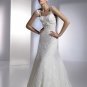 Free Shipping/2011 New arrival/Mermaid/Sleeveless/Satin&Mesh/Floor Length/Wedding Dress/A1099