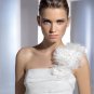 Free Shipping/2011 New arrival/Mermaid/One-Shoulder/Satin&Organza/Floor Length/Wedding Dress/A1101