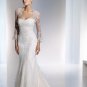 Free Shipping/2011 New arrival/Mermaid/Sweatheart/Satin&Lace/Chapel train/Wedding Dress/A1105