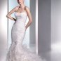 Free Shipping/2011 New arrival/Sheath/Sweatheart/Satin&Organza/Chapel train/Wedding Dress/A1109