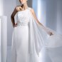 Free Shipping/2011 New arrival/A-line/One-shoulder/Chiffon/Chapel train/Wedding Dress/A1115