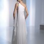Free Shipping/2011 New arrival/A-line/One-shoulder/Chiffon/Chapel train/Wedding Dress/A1115