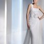 Free Shipping/2011 New arrival/A-line/One-shoulder/Satin&Chiffon/Chapel train/Wedding Dress/A1119