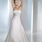 Free Shipping/2011 New arrival/A-line/Spaghetti/Satin/Chapel train/Wedding Dress/A1122
