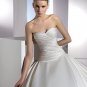 Free Shipping/2011 New arrival/A-line/Sweatheart/Satin/Chapel train/Wedding Dress/A1124