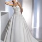 Free Shipping/2011 New arrival/A-line/Sweatheart/Satin/Chapel train/Wedding Dress/A1124