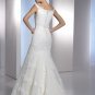 Free Shipping/2011 New arrival/Mermaid/Sleeveless/Satin&Lace/Chapel train/Wedding Dress/A1135