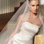 Free Shipping/2011 New arrival/A-line/Strapless/Satin/Chapel train/Wedding Dress/A1138