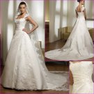 Free Shipping/2011 New arrival/A-line/Sleeveless/Satin/Chapel train/Wedding Dress/A1139
