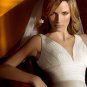 Free Shipping/2011 New arrival/A-line/Sleeveless/Satin&Organza/Chapel train/Wedding Dress/A1140