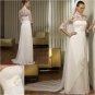 Free Shipping/2011 New arrival/A-line/Strapless/Chiffon/Floor Length/Wedding Dress/A1142