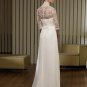 Free Shipping/2011 New arrival/A-line/Strapless/Chiffon/Floor Length/Wedding Dress/A1142