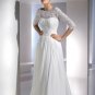 Free Shipping/2011 New arrival/A-line/Strapless/Chiffon/Chapel train/Wedding Dress/A1152