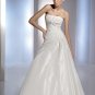 Free Shipping/2011 New arrival/A-line/Strapless/Taffeta/Chapel train/Wedding Dress/A1157