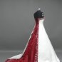 Free Shipping/A-Line/Strapless/Satin/Chapel train/Wedding Dress/AA014