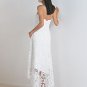 Free Shipping !!Concise/Strapless/A-Line/Princess/Tea-Length/Lace Bridal Wedding Dress/AA018