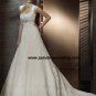 Free Shipping luxurious Lace Remove Strapless Wedding Dress A1196