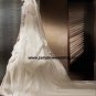 Free Shipping/2011 New arrival/A-line/Strapless/Satin/Chapel train/Wedding Dress/A1189