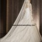 Free Shipping/2011 New arrival/A-line/Strapless/Satin&Mesh/Chapel train/Wedding Dress/A1188