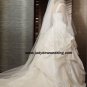 Free Shipping/2011 New arrival/A-line/One-Shoulder/Satin/Chapel train/Wedding Dress/A1184