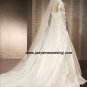Free Shipping/2011 New arrival/A-line/Sleeveless/Taffeta/Chapel train/Wedding Dress/A1182