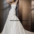 Free Shipping/2011 New arrival/A-line/Strapless/Taffeta/Chapel train/Wedding Dress/A1181