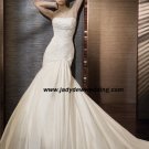 Free Shipping/2011 New arrival/A-line/Strapless/Taffeta/Chapel train/Wedding Dress/A1180