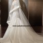 Free Shipping/2011 New arrival/A-line/Strapless/Taffeta/Chapel train/Wedding Dress/A1180