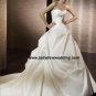 Free Shipping/2011 New arrival/A-line/Strapless/Satin/Chapel train/Wedding Dress/A1178
