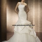 Free Shipping/2011 New arrival/Mermaid/One-Shoulder/Taffeta&Mesh/Chapel  train/Wedding Dress/A1177