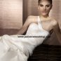 Free Shipping/2011 New arrival/Mermaid/One-Shoulder/Taffeta&Mesh/Chapel  train/Wedding Dress/A1177