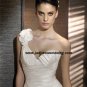 Free Shipping/2011 New arrival/Mermaid/One-Shoulder/Satin/Chapel  train/Wedding Dress/A1175