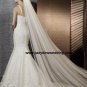 Free Shipping/2011 New arrival/Mermaid/Sleeveless/Satin&Lace/Chapel train/Wedding Dress/A1174