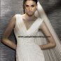 Free Shipping/2011 New arrival/A-line/Sleeveless/Satin&Chiffon/Chapel train/Wedding Dress/A1171
