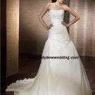 luxurious Satin&Organza A-line Strapless Bridal Gown A1167