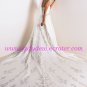 Luxurious/Strapless/Satin with Embroidery/A-Line/Princess/Floor Length/Bridal Gown/AA114