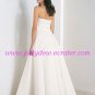 Dainty/Satin&Organza/with Beading/Strapless/A-Line/Princess/Floor Length/Bridel Gown/AA111