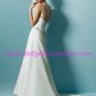 Laconic/Satin/with Beading/Strapless/A-Line/Princess/Floor Length/Wedding Dress/AA108