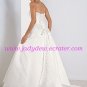 Delicate/Embroidery/Strapless/A-Line/Princess/Floor Length/Wedding Dress/AA103