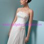Noble/Strapless/A-Line/Princess/Floor Length/Wedding Dress/AA095