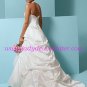 Graceful/Halter/Sweetheart Neckline/A-Line/Princess/Taffeta/with Appliques/Wedding Dress/AA090