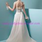 Free shipping/Sheath/Long Sleeves/Stretch Satin&Voile/Court train/Wedding Dress/AA082
