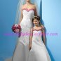 Delicate/Sweetheart Neckline/Satin/with Ribbon/Mermaid/Floor Length/Bridal Gown/AA075