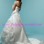 Graceful/Strapless/Satin&Ice/Yarm with Handwork/Flower A-Line/Princess/Wedding Dress/AA073