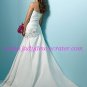 Decent/Strapless/Satin&Organza/A-Line/Princess/Floor Length/Wedding Dress/AA071