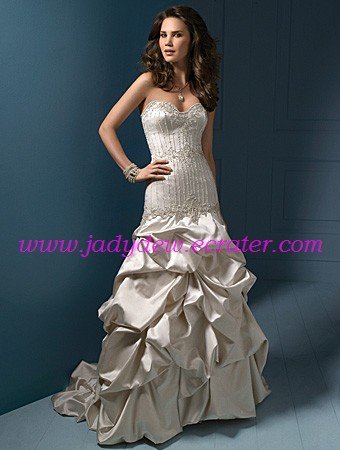 Charming/Sweetheart Neckline/Mermaid/Taffeta/Floor Length/Wedding Dress/AA056