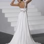 Sheath/Sweatheart/one-shoulder/Chiffon/Chapel train/Bridal Wedding Dress/GG036