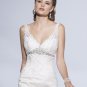 Free Shipping/Mermaid/V-neck/Satin&Lace/Sweep length train/Bridal Wedding Dress/GG002